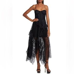 alice + olivia Jemma Lace Corset Dress